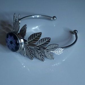 Silver Leaf Bracelet